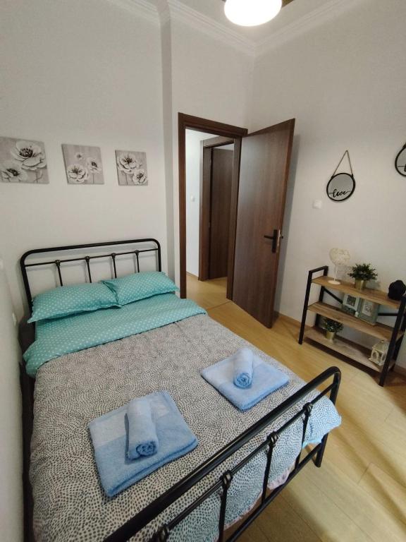 Posteľ alebo postele v izbe v ubytovaní Christopher Central Home Ioannina