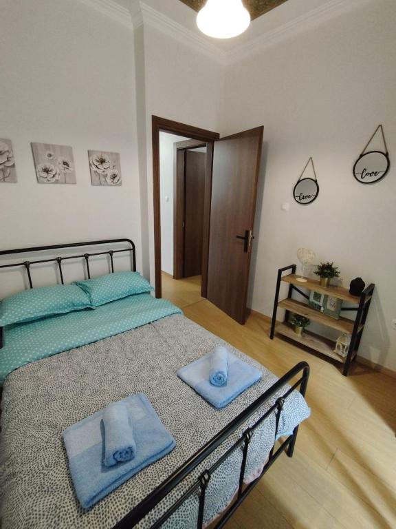 Posteľ alebo postele v izbe v ubytovaní Christopher Central Home Ioannina