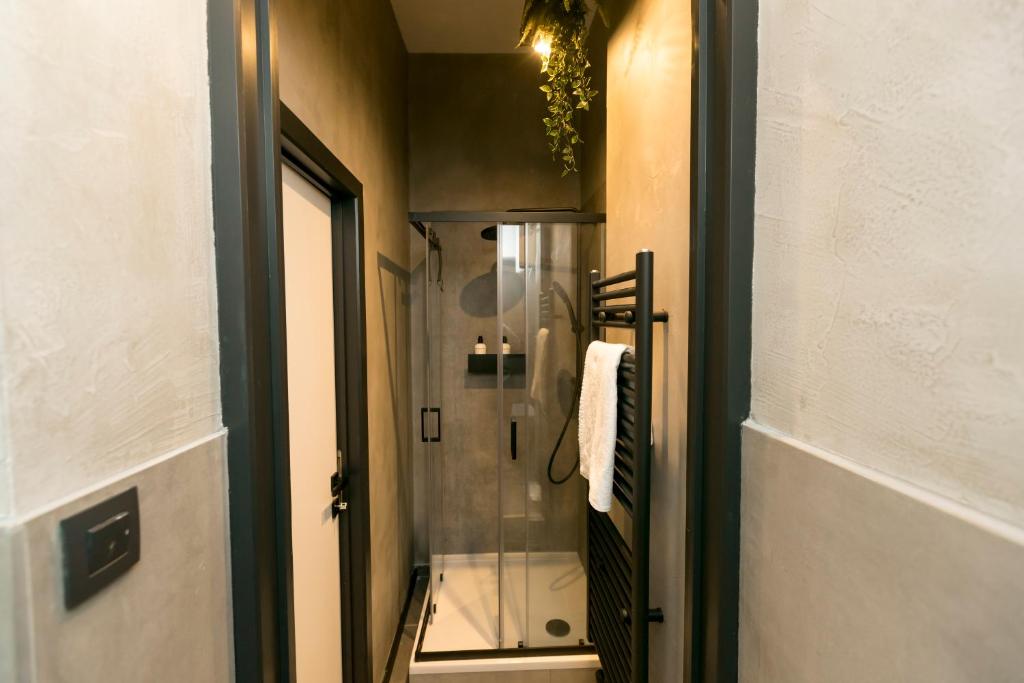 Koupelna v ubytování Golden Dove Luxury Aparts