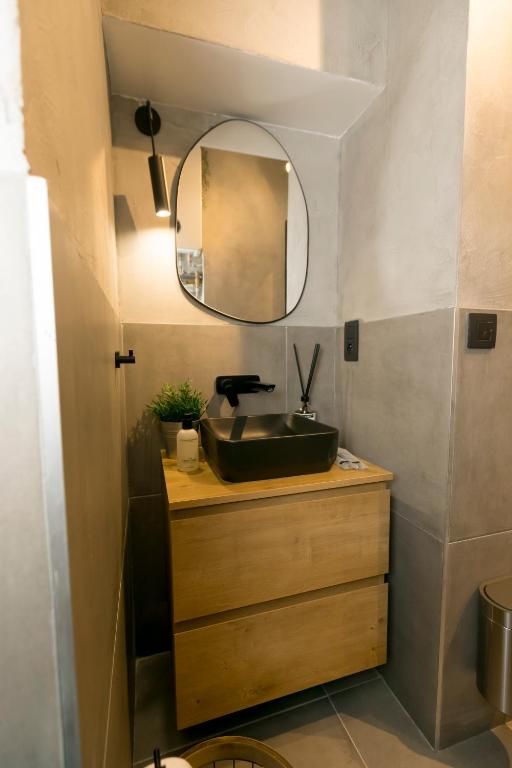 Koupelna v ubytování Golden Dove Luxury Aparts