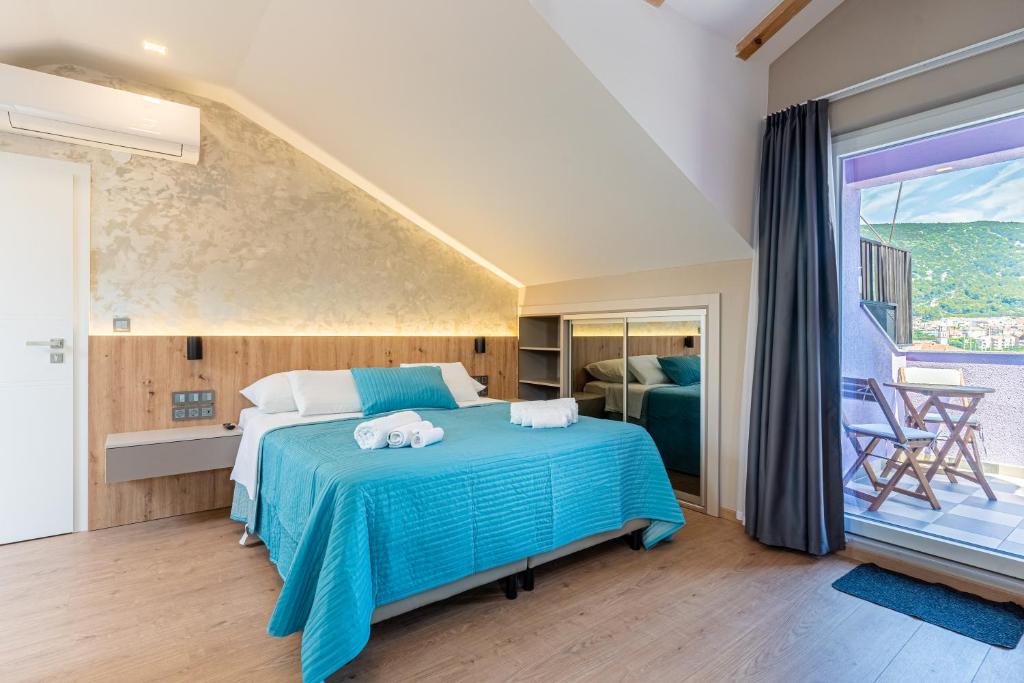 Postel nebo postele na pokoji v ubytování Villa Lavanda