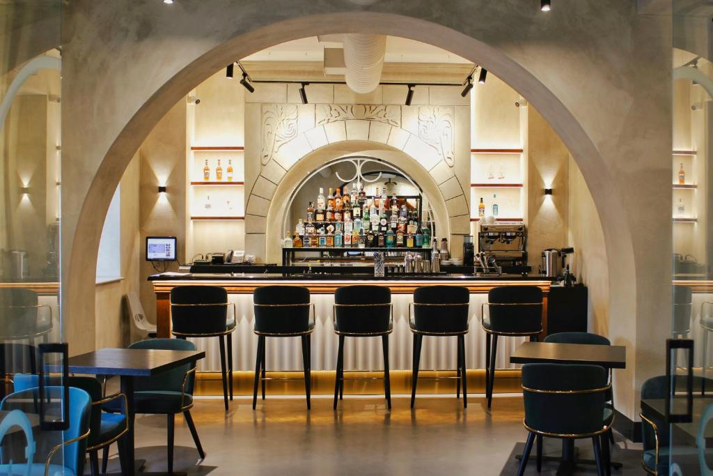 Lounge nebo bar v ubytování KUMA Hotel Gyumri
