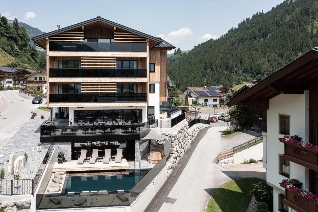 Nespecifikovaný výhled na hory nebo výhled na hory při pohledu z bed and breakfast
