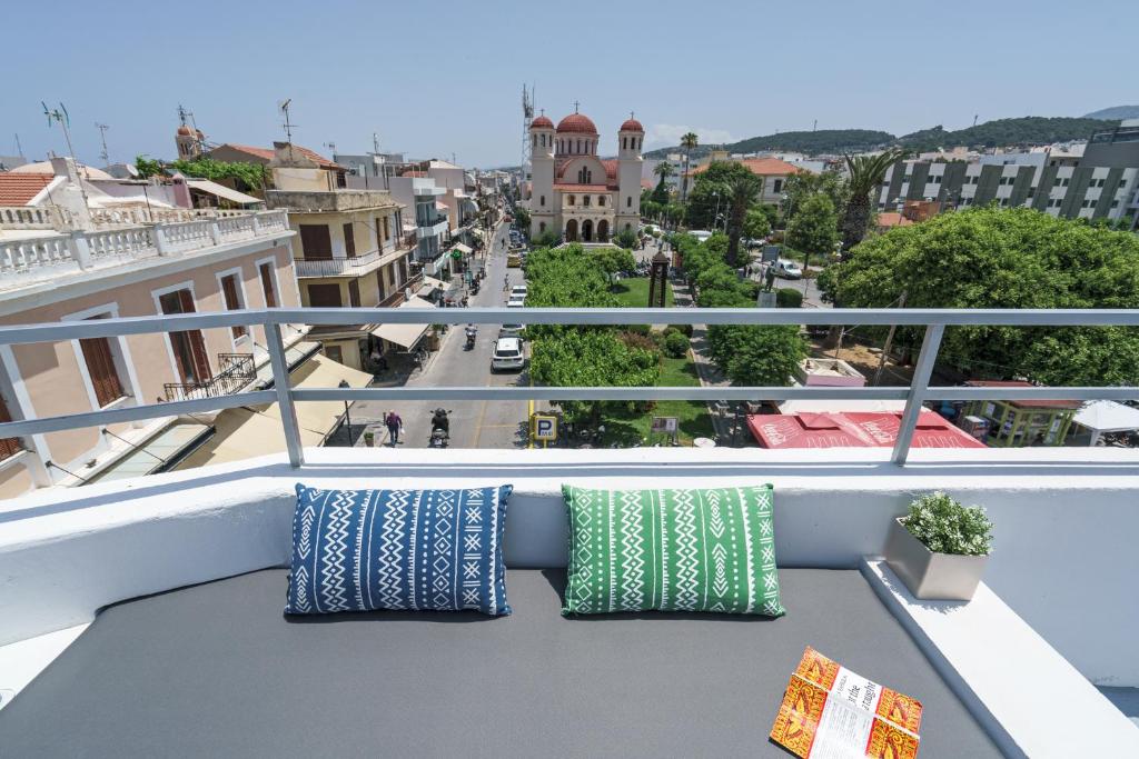 Balkón alebo terasa v ubytovaní SAGE lovely loft in the heart of Rethymno