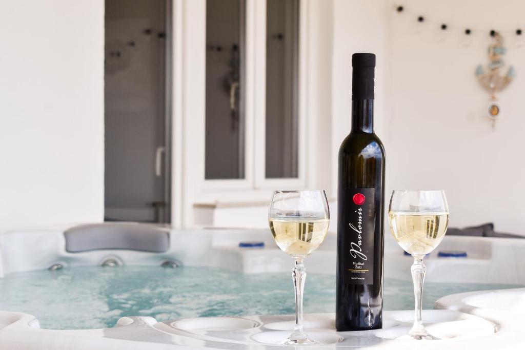 Nápoje v ubytování Apartments Motar