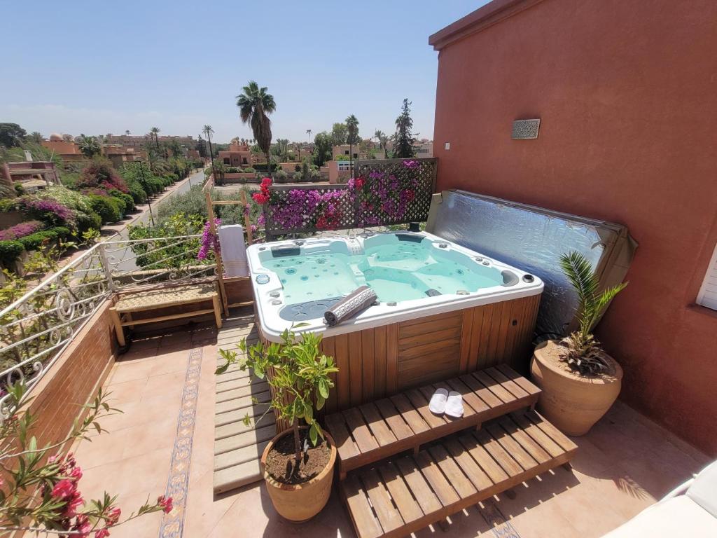 Logement entier de 140 m² et jacuzzi privatif, Marrakech – Tarifs 2023