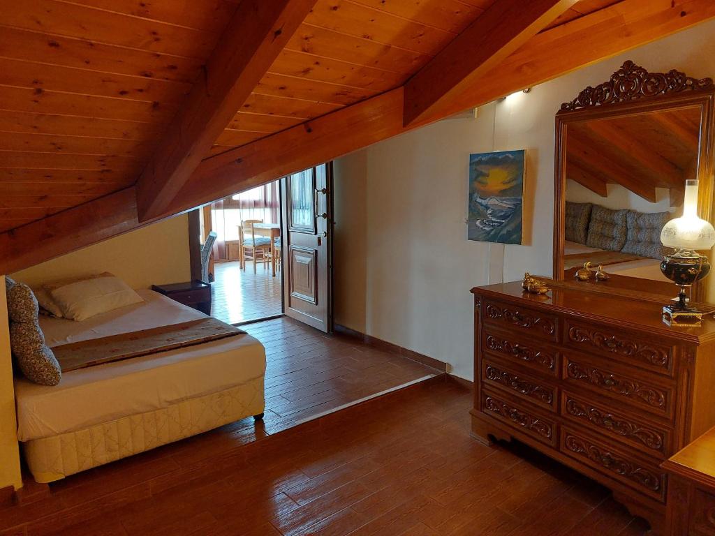 Posezení v ubytování Nostos Apartments