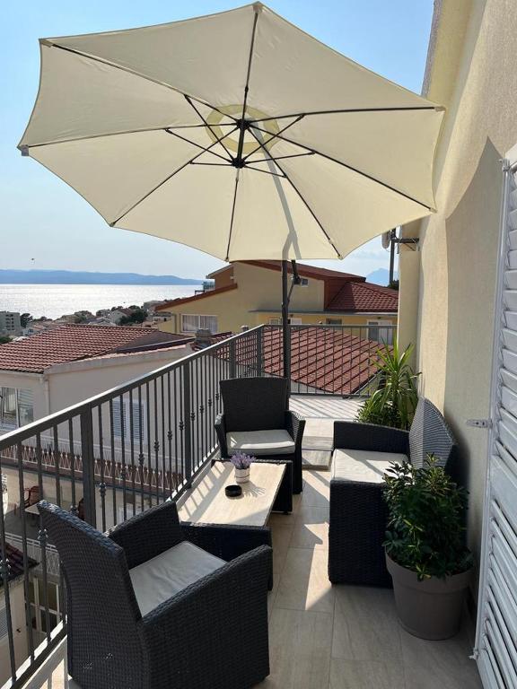 Apartments Mirjana - Studio Avec Vue Sur La Mer