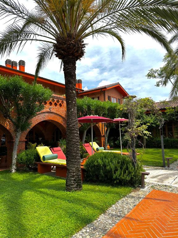 Zahrada ubytování Relais San Damian