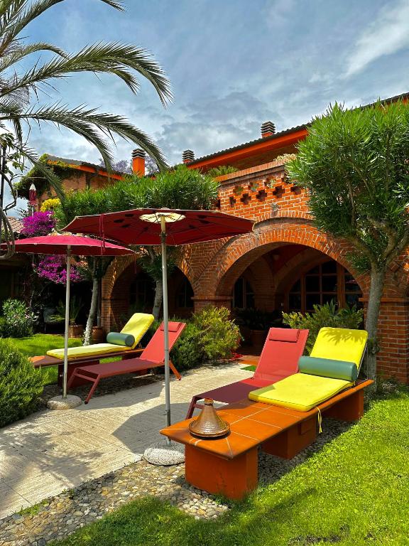 Zahrada ubytování Relais San Damian