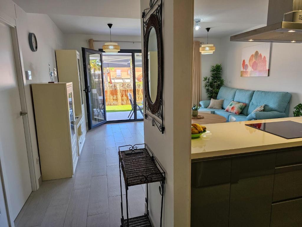 Kuchnia lub aneks kuchenny w obiekcie Terrace Mares de Benajarafe