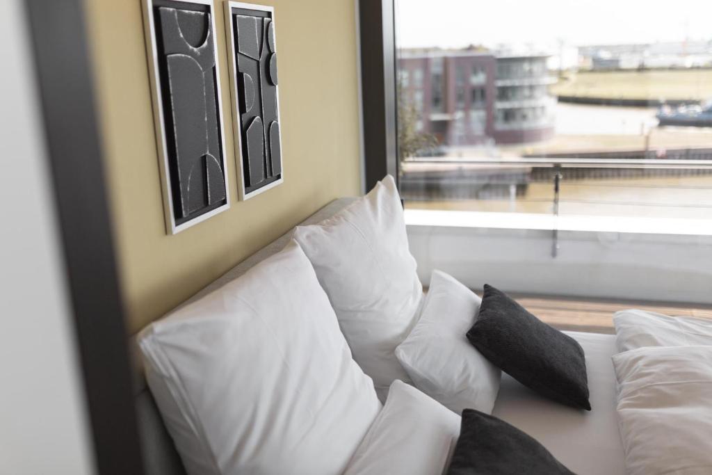 Posezení v ubytování Bheaven I Penthouse Premium Apartment