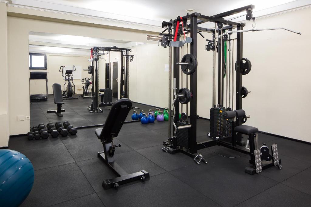 Fitness centrum a/nebo fitness zařízení v ubytování Hotel Lara