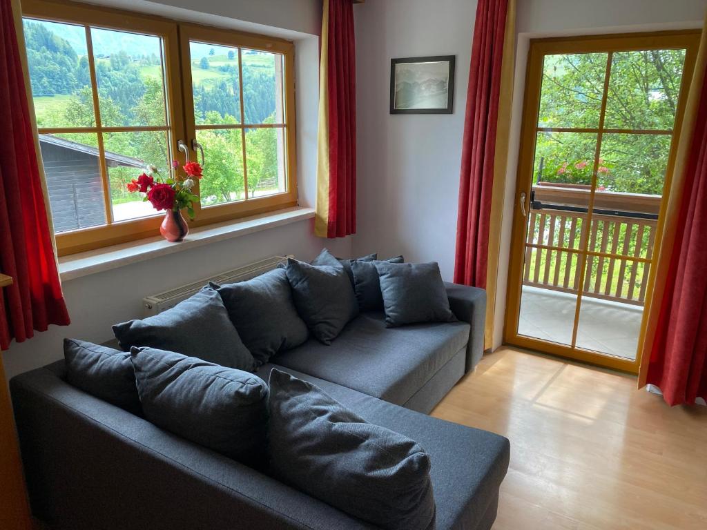 Posezení v ubytování Ferienwohnung Lehen