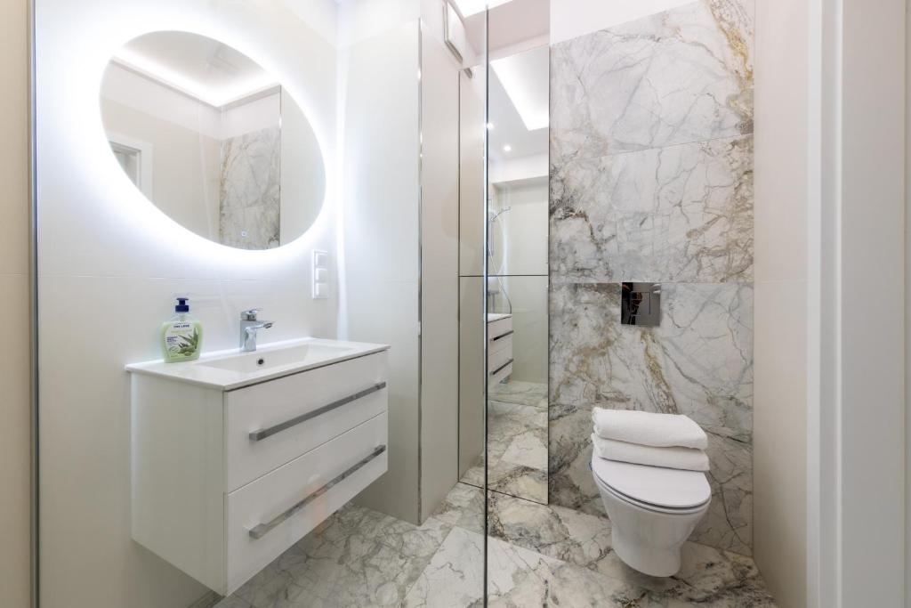 Koupelna v ubytování Apartament Luxury Two-bedroom