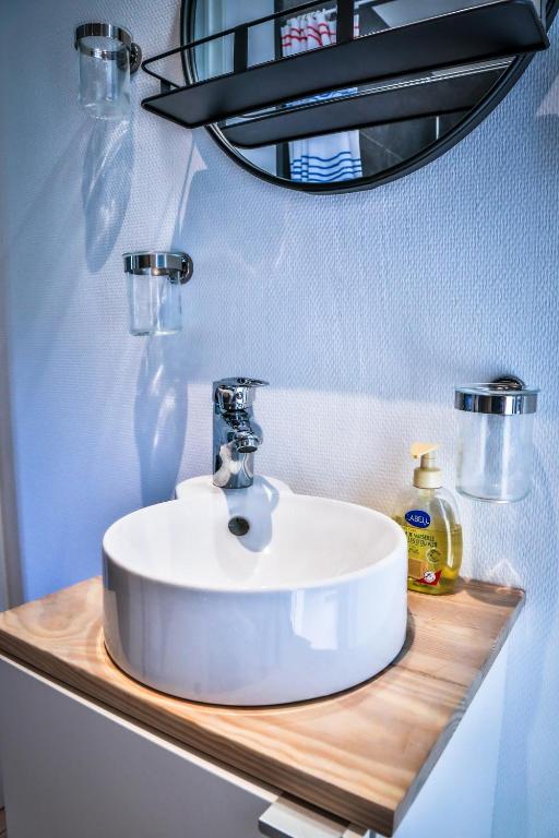 Koupelna v ubytování Tinyhouses - Domain "La vallée des Prés"