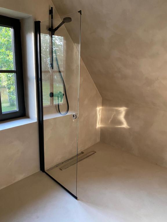 Koupelna v ubytování Heinaläku puhkemaja loft