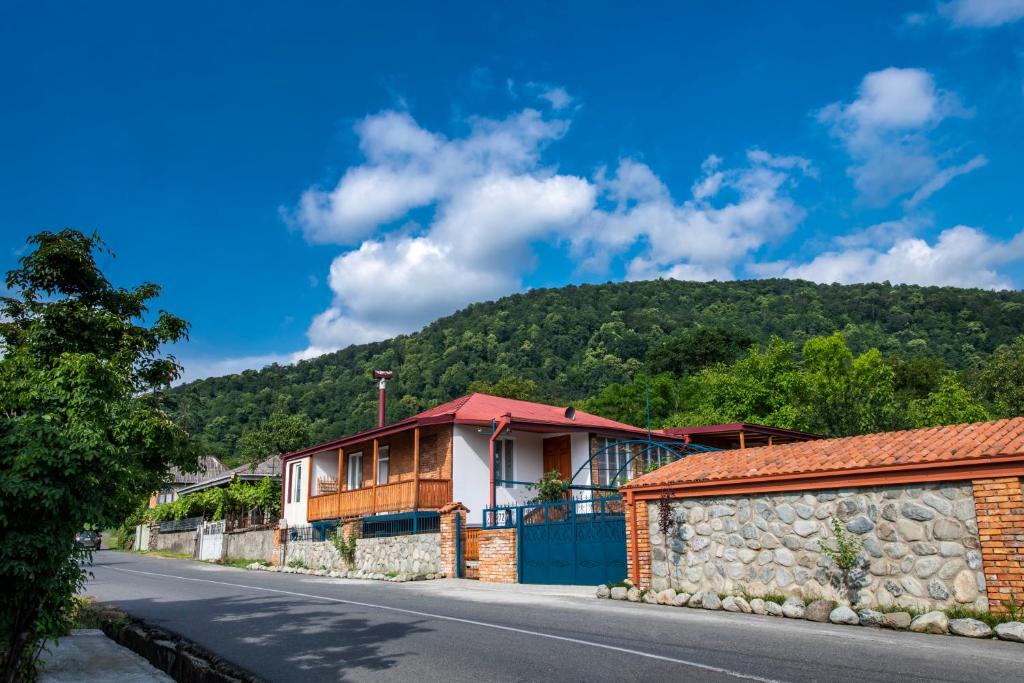 Vista general d'una muntanya o vistes d'una muntanya des de l'hostal o pensió