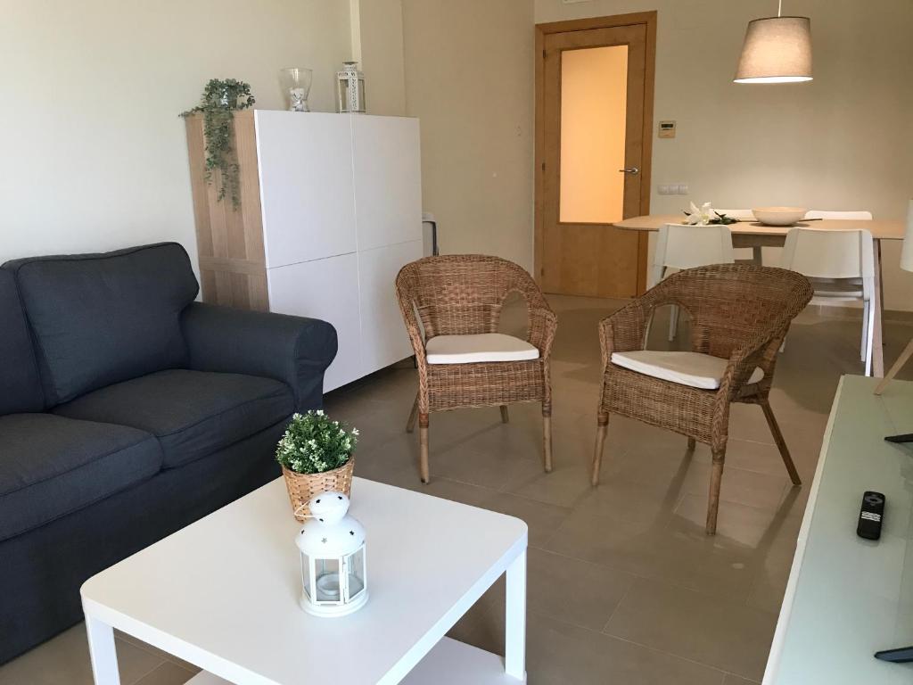 Posezení v ubytování Apartaments Les Palmeres Coma-ruga