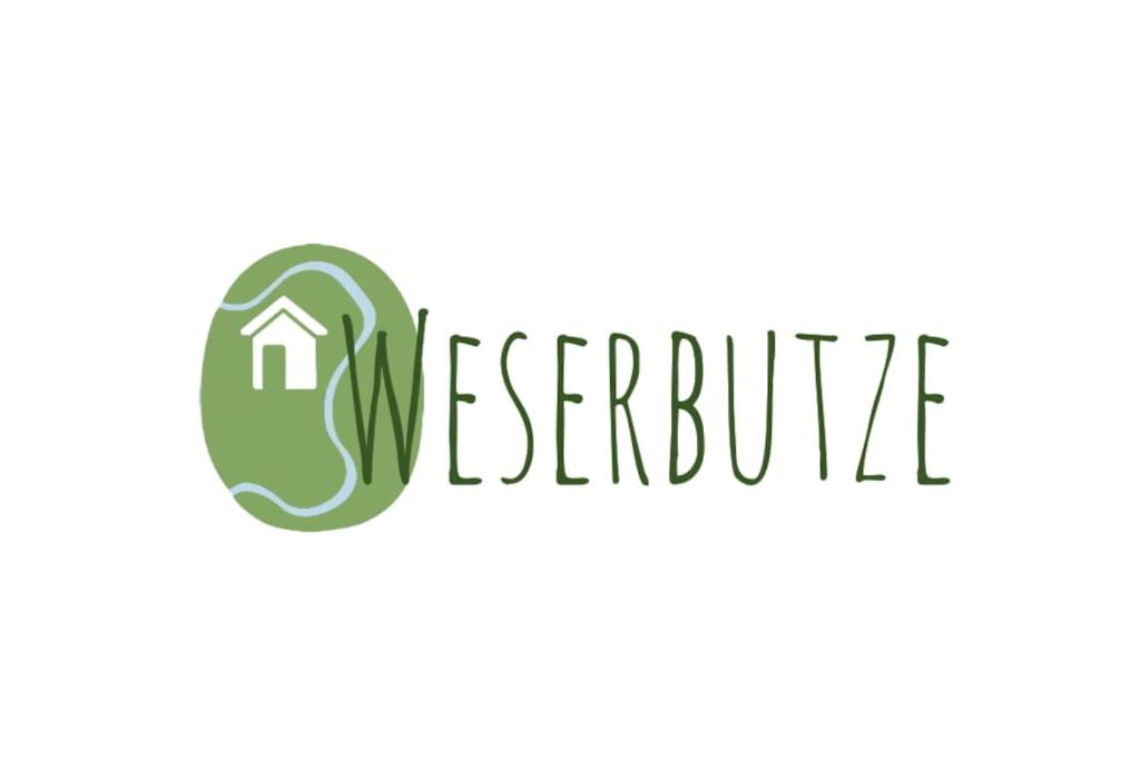 a logo for a landscaping company with a house at Weserbutze in Bodenwerder