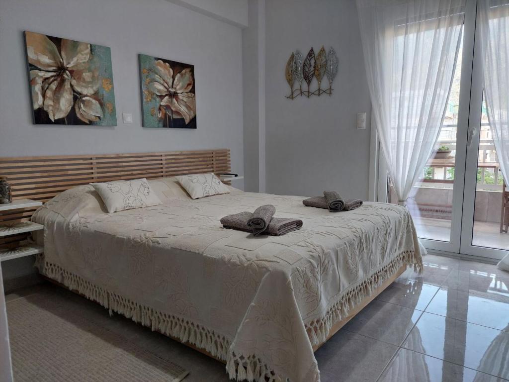 Posteľ alebo postele v izbe v ubytovaní Zeppelin apartment