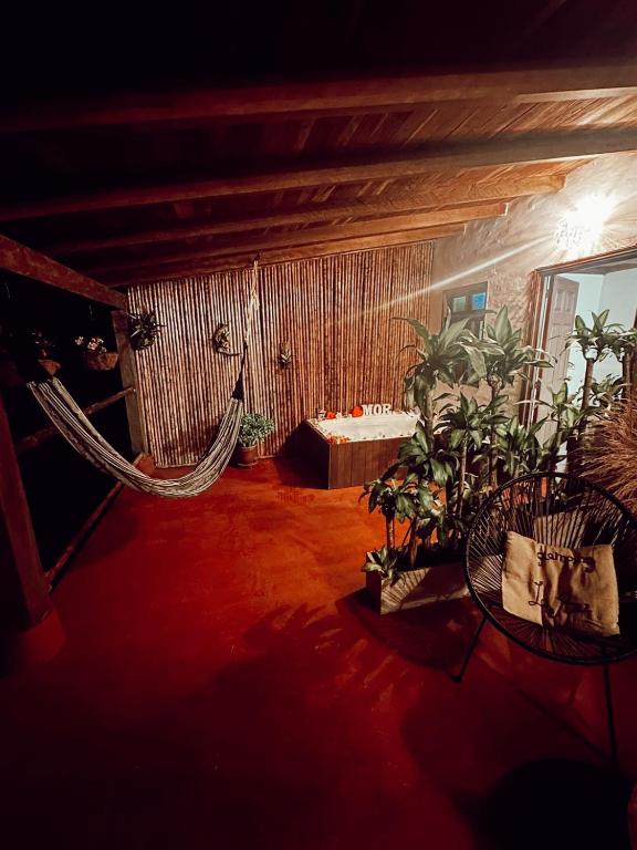Voodi või voodid majutusasutuse Glamping La Pau toas