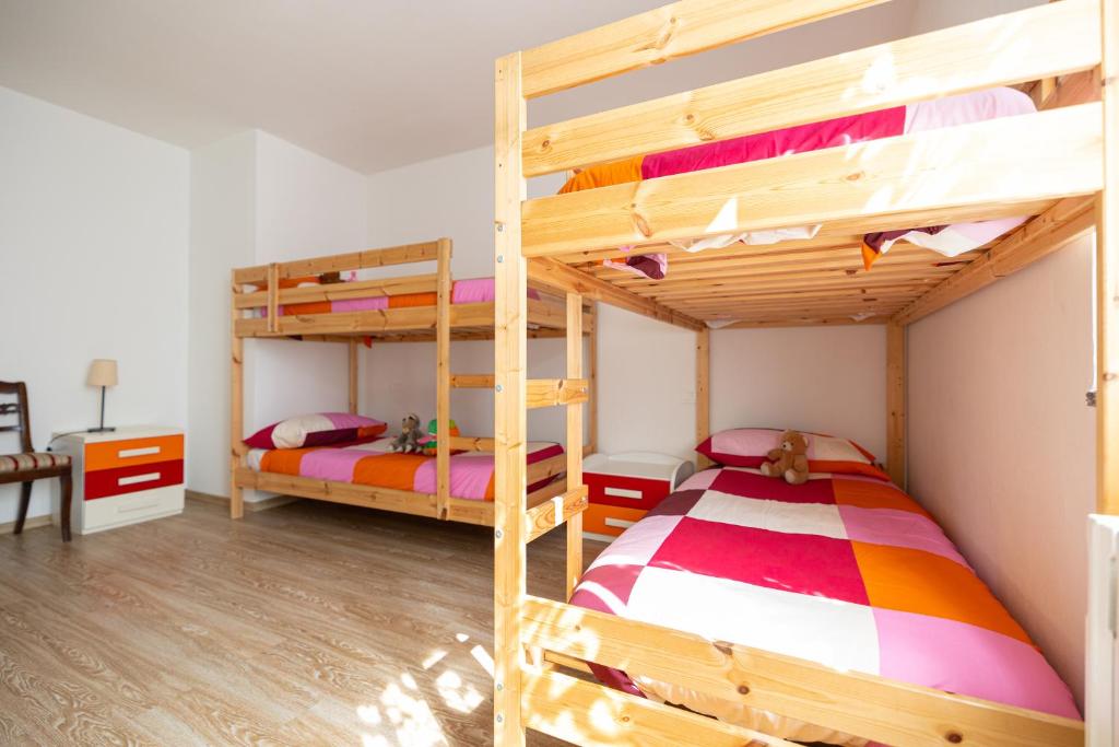 Postel nebo postele na pokoji v ubytování Casa soleggiata sull'altopiano