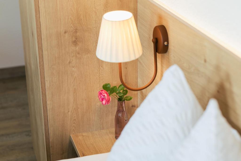 Postel nebo postele na pokoji v ubytování Apartments Morandell