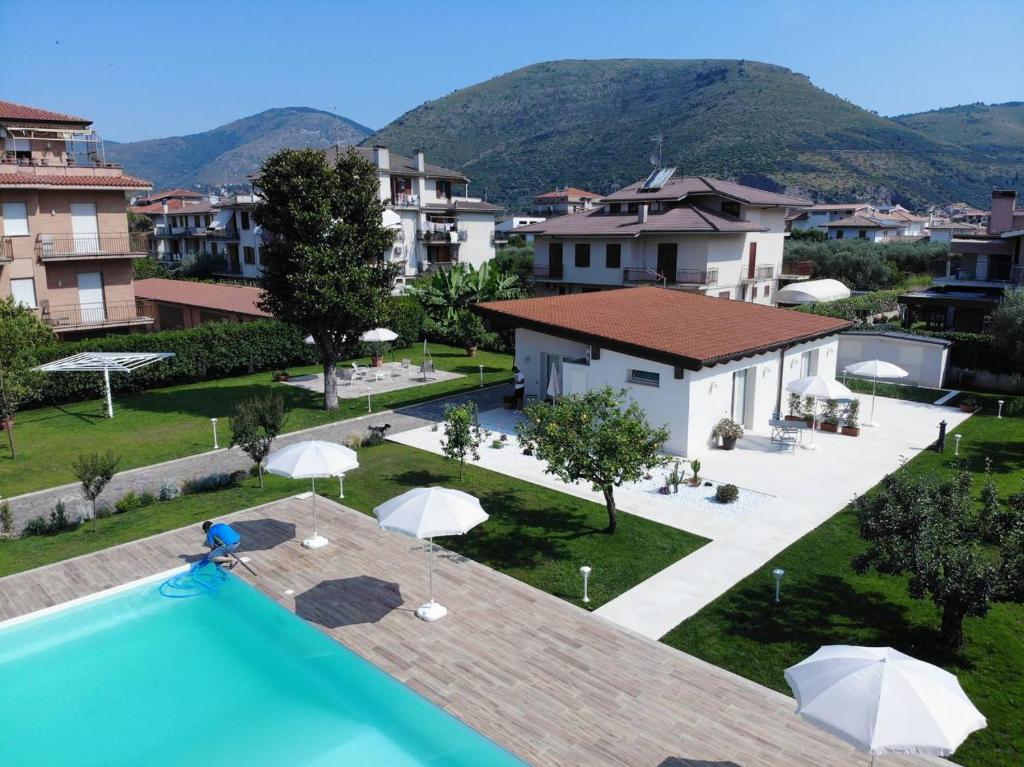 Nespecifikovaný výhled na hory nebo výhled na hory při pohledu z bed and breakfast