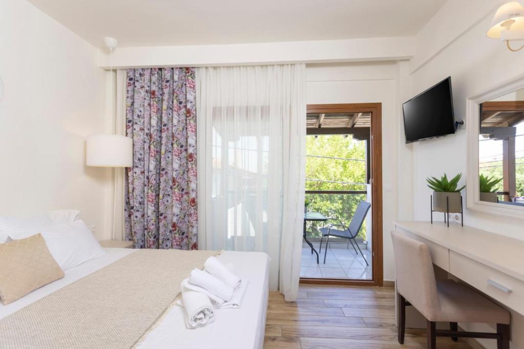 Voodi või voodid majutusasutuse Hotel Magdalena toas