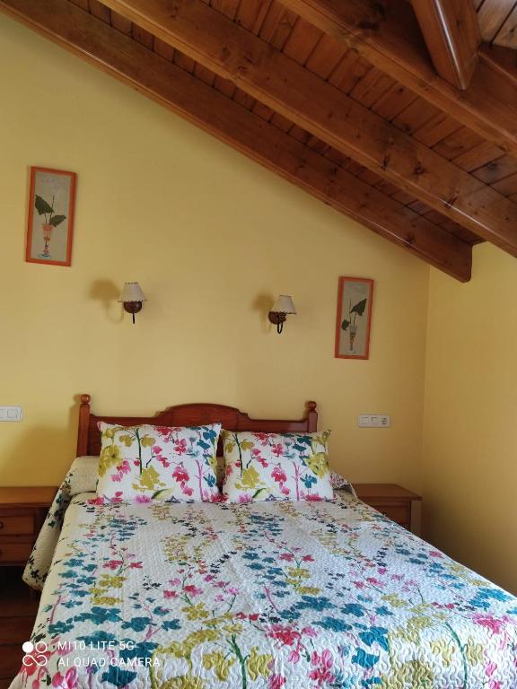 Postel nebo postele na pokoji v ubytování Casa A Ruata