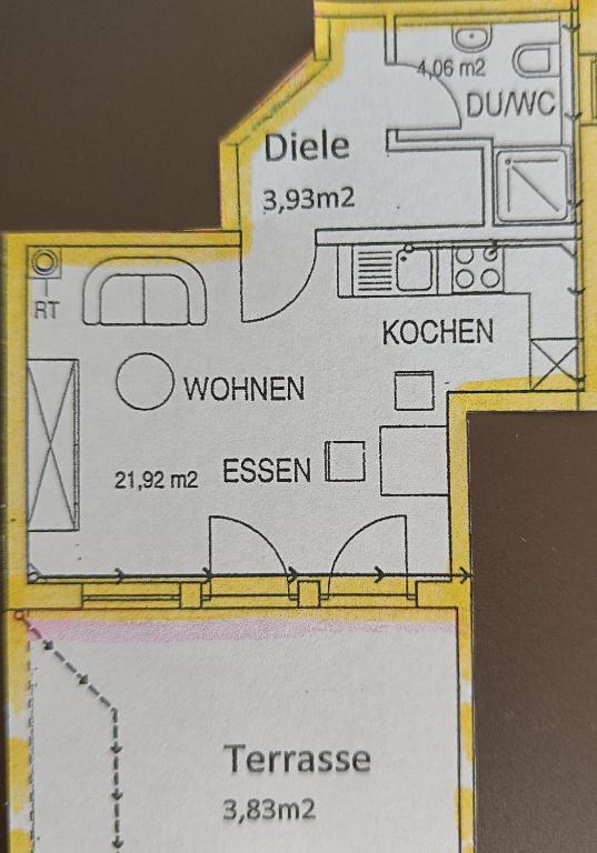Půdorys ubytování Apartment Casa Gina