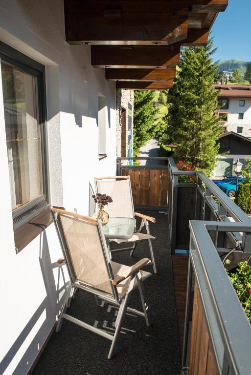 Balkón alebo terasa v ubytovaní Appartements Gadenstätter
