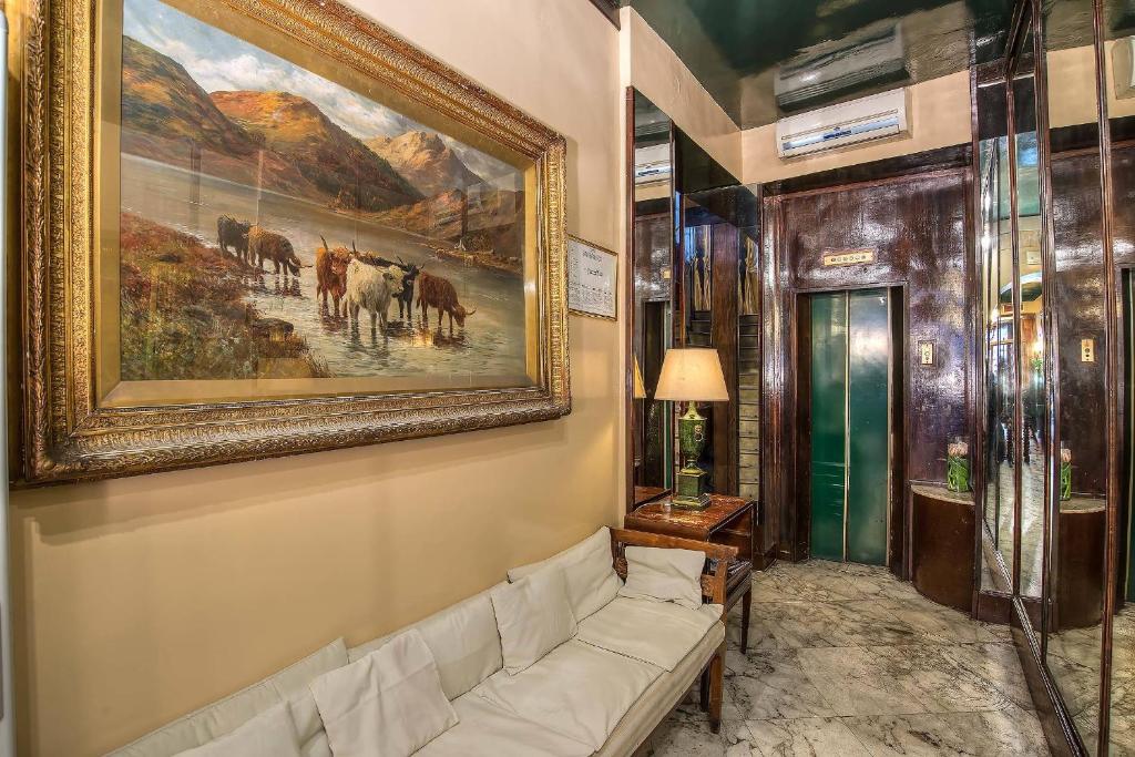 Posezení v ubytování Hotel Fontana