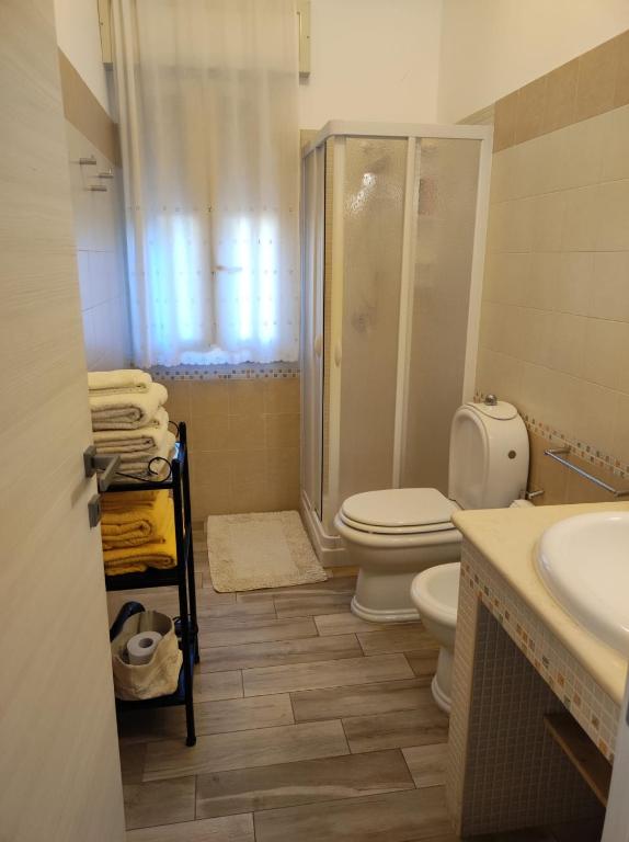 Koupelna v ubytování Casa Simo