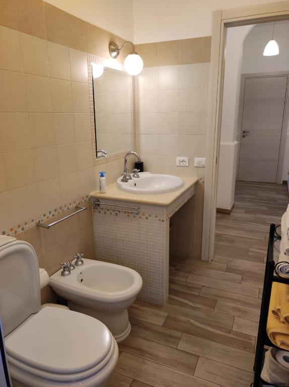 Koupelna v ubytování Casa Simo