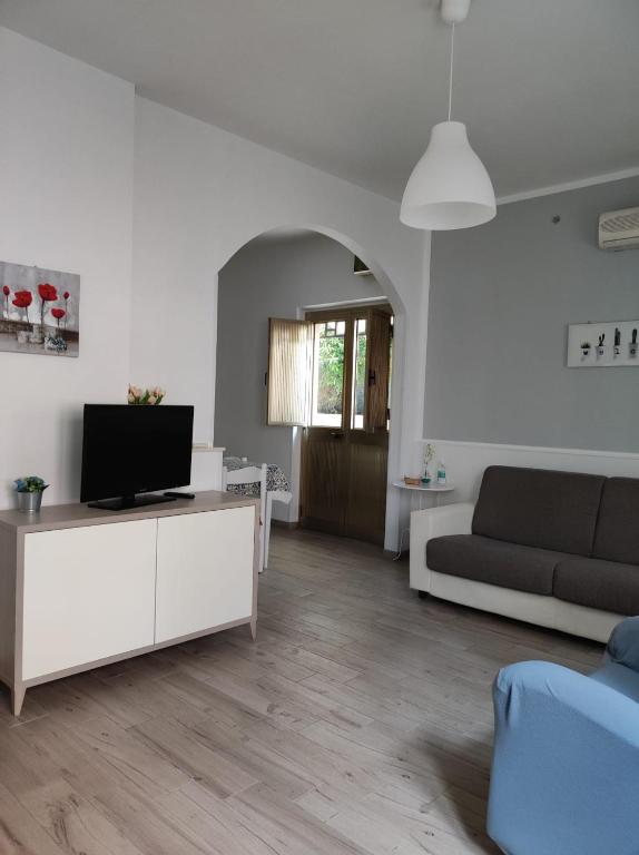 TV a/nebo společenská místnost v ubytování Casa Simo