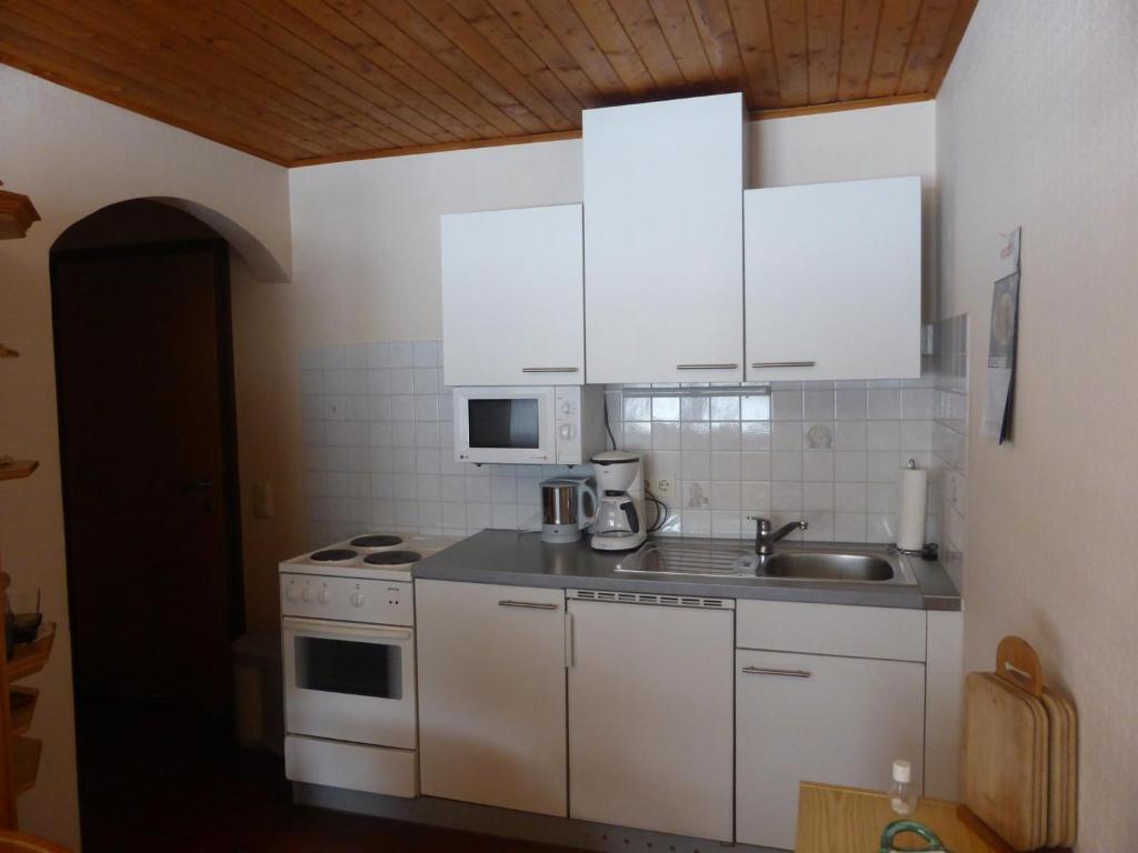 Kuchyň nebo kuchyňský kout v ubytování Haus Anita