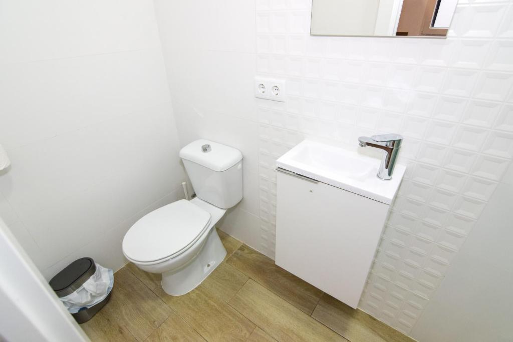 Koupelna v ubytování Apartamentos Atlantida