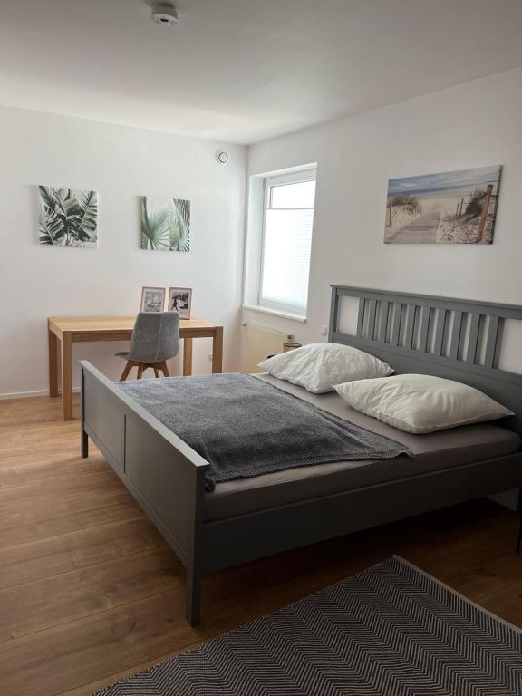 Postel nebo postele na pokoji v ubytování Das Torhaus