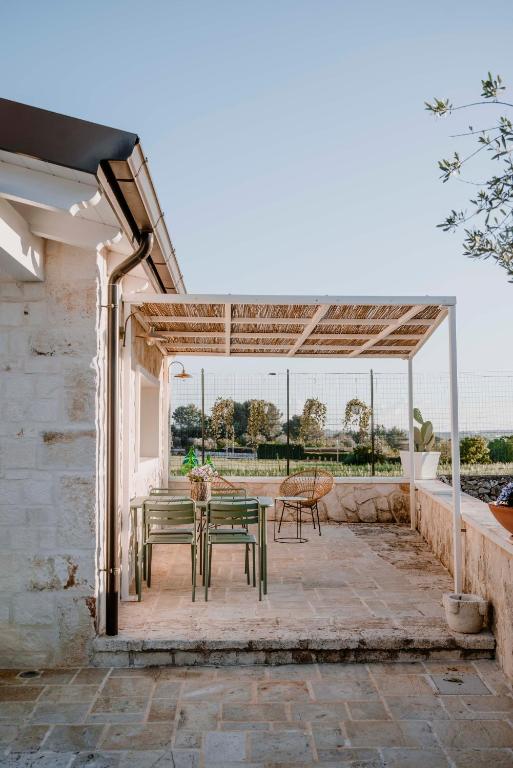 Patio nebo venkovní prostory v ubytování Il Trullo delle Due Lune