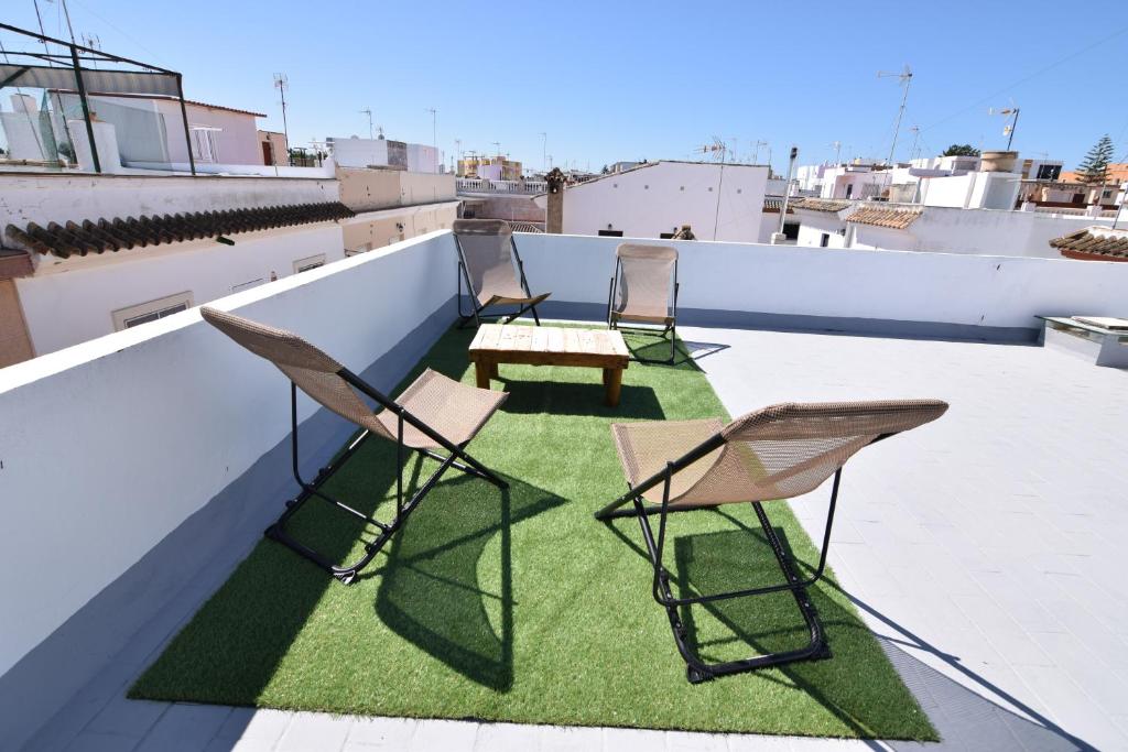 Balkón nebo terasa v ubytování Apartamentos Atlantida