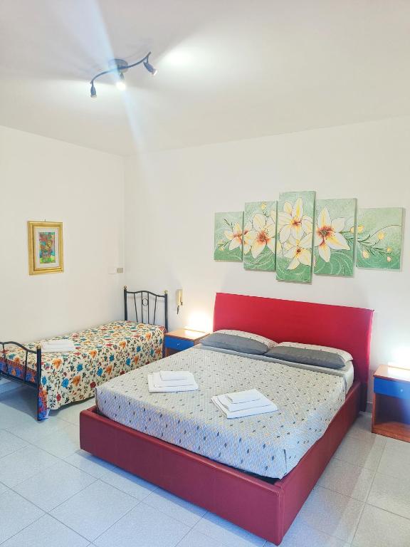 Postel nebo postele na pokoji v ubytování Salento Apartment
