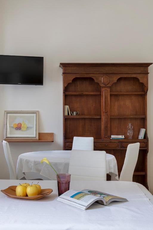 TV a/nebo společenská místnost v ubytování Hotel Posta