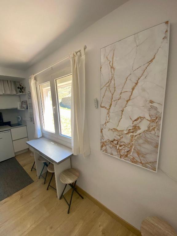 Kuchyň nebo kuchyňský kout v ubytování SAINT MORITZ PREMIUM