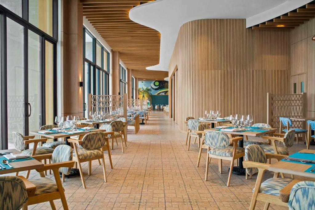 Restaurace v ubytování Dhawa Ho Tram