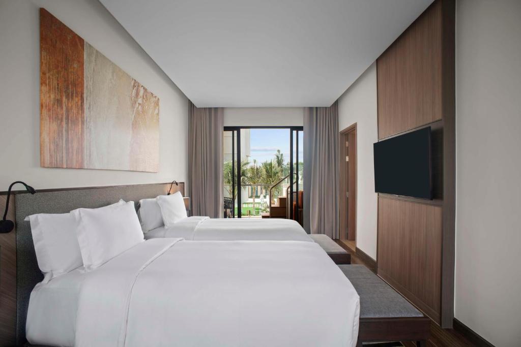 Suite 2 Giường Đơn Có Bể Jacuzzi Nhìn Ra Vườn