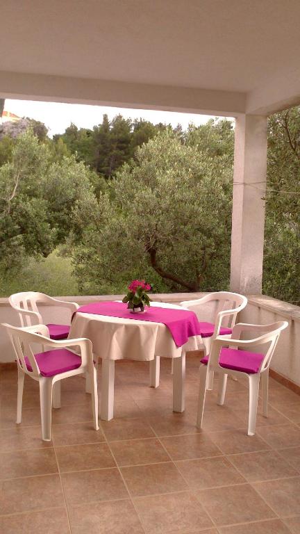 Balkón alebo terasa v ubytovaní Holiday Home Oliveta
