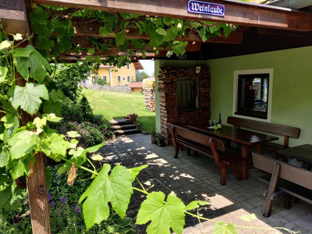 Zahrada ubytování Pension Holzapfel