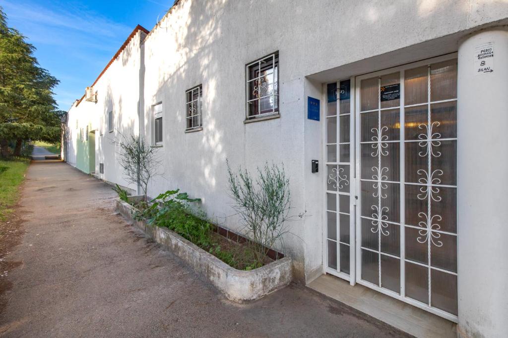 Budynek, w którym mieści się apartament